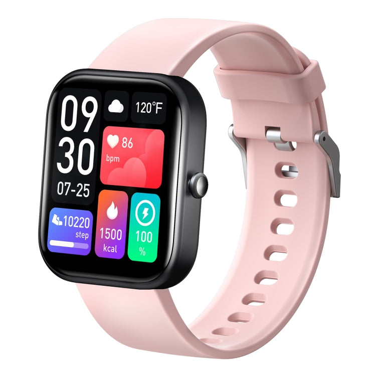 GTS5 2.0 inch Fitness Health Smart Watch, BT Call / Heart Rate / Blood Pressure / MET / Blood Glucose(Pink) - Smart Wristbands by PMC Jewellery | Online Shopping South Africa | PMC Jewellery