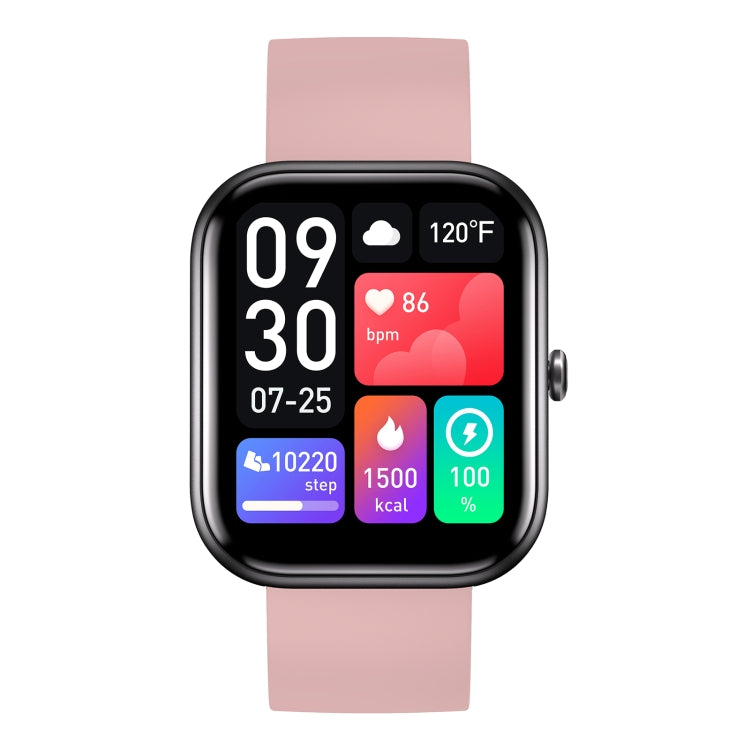 GTS5 2.0 inch Fitness Health Smart Watch, BT Call / Heart Rate / Blood Pressure / MET / Blood Glucose(Pink) - Smart Wristbands by PMC Jewellery | Online Shopping South Africa | PMC Jewellery