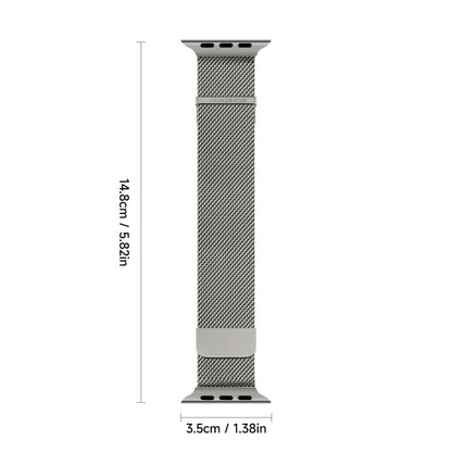 For Apple Watch Series 8 45mm DUX DUCIS Milanese Pro Series Stainless Steel Watch Band(Graphite) - Watch Bands by DUX DUCIS | Online Shopping South Africa | PMC Jewellery