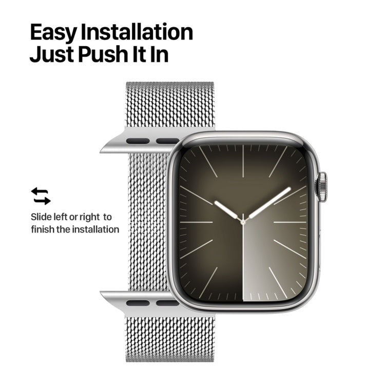 For Apple Watch SE 44mm DUX DUCIS Milanese Pro Series Stainless Steel Watch Band(Silver) - Watch Bands by DUX DUCIS | Online Shopping South Africa | PMC Jewellery