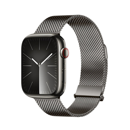 For Apple Watch Series 2 42mm DUX DUCIS Milanese Pro Series Stainless Steel Watch Band(Graphite) - Watch Bands by DUX DUCIS | Online Shopping South Africa | PMC Jewellery