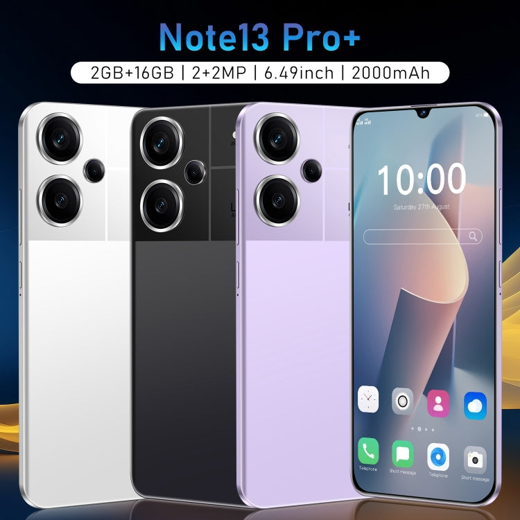 Note13 Pro+ / RF7, 2GB+16GB, 6.49 inch Face Identification Android 5.0 MTK6582 Quad Core, Network: 3G, Dual SIM(White) -  by PMC Jewellery | Online Shopping South Africa | PMC Jewellery