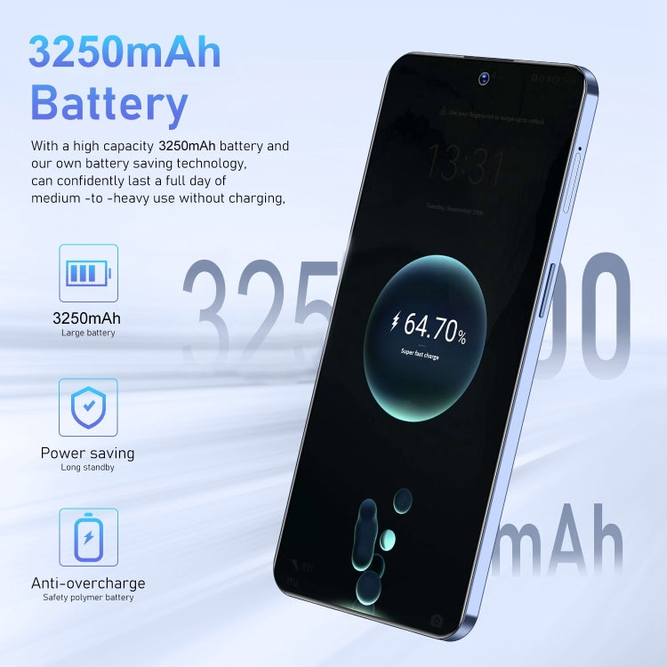 C20 Pro 5G / U32, 3GB+32GB, 6.528 inch Face Identification Android 10.0 MTK6737 Quad Core, Network: 4G, OTG, Dual SIM(Blue) -  by PMC Jewellery | Online Shopping South Africa | PMC Jewellery