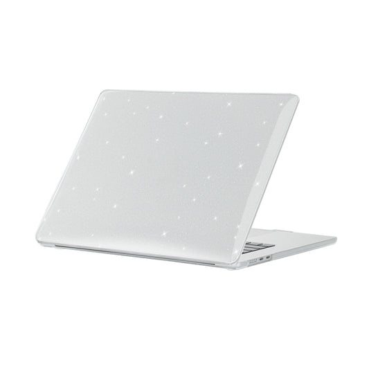 For MacBook Air 15.3 2024  A2941 (M2)/A3114 (M3) Gypsophila Laptop Protective Case(White) - MacBook Air Cases by PMC Jewellery | Online Shopping South Africa | PMC Jewellery | Buy Now Pay Later Mobicred