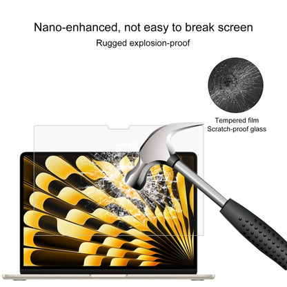 For Macbook Air 15 2024 25pcs 0.26mm 9H Surface Hardness Explosion-proof Tempered Glass Film - Screen Protectors by PMC Jewellery | Online Shopping South Africa | PMC Jewellery | Buy Now Pay Later Mobicred