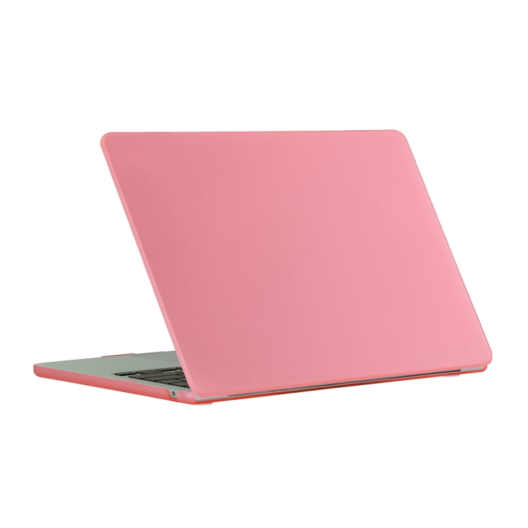 For MacBook Air 15.3 2024 A2941 (M2)/A3114 (M3) Laptop Matte Style Protective Case(Pink) - MacBook Air Cases by PMC Jewellery | Online Shopping South Africa | PMC Jewellery | Buy Now Pay Later Mobicred