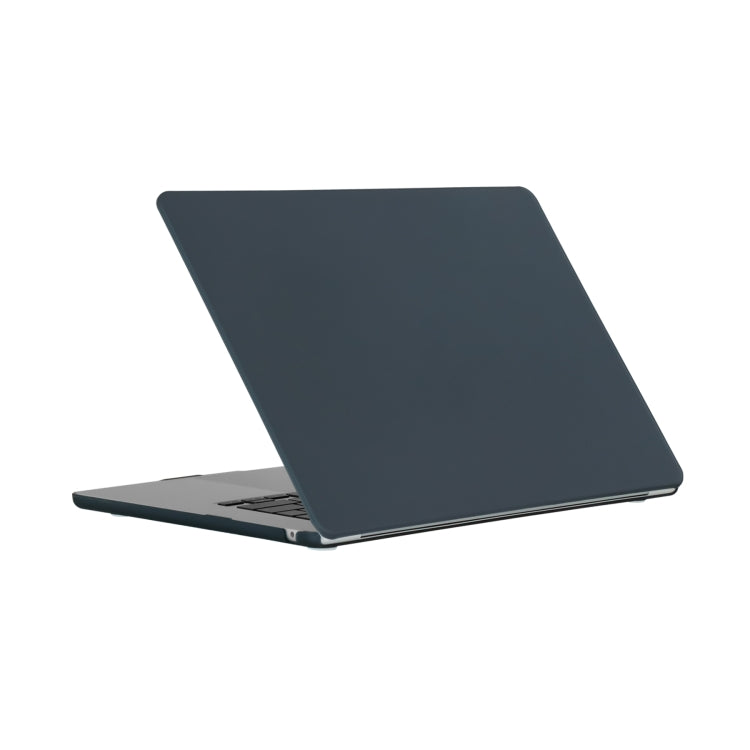 For MacBook Air 15.3 2024 A2941 (M2)/A3114 (M3) Laptop Matte Style Protective Case(Black) - MacBook Air Cases by PMC Jewellery | Online Shopping South Africa | PMC Jewellery | Buy Now Pay Later Mobicred