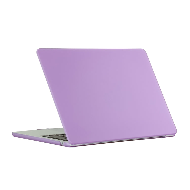 For MacBook Air 15.3 2024 A2941 (M2)/A3114 (M3) Laptop Matte Style Protective Case(Purple) - MacBook Air Cases by PMC Jewellery | Online Shopping South Africa | PMC Jewellery | Buy Now Pay Later Mobicred