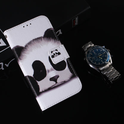 For Google Pixel 9 Coloured Drawing Flip Leather Phone Case(Panda) - Google Cases by PMC Jewellery | Online Shopping South Africa | PMC Jewellery | Buy Now Pay Later Mobicred