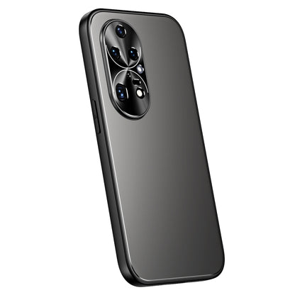 For Huawei P50 Pro R-JUST RJ-61 Electroplating Frosted TPU + PC Phone Case(Grey) - Huawei Cases by R-JUST | Online Shopping South Africa | PMC Jewellery