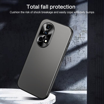 For Huawei nova 12 R-JUST RJ-61 Electroplating Frosted TPU + PC Phone Case(Blue) - Huawei Cases by R-JUST | Online Shopping South Africa | PMC Jewellery