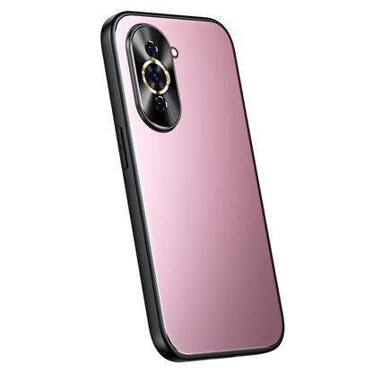 For Huawei nova 10 Pro R-JUST RJ-61 Electroplating Frosted TPU + PC Phone Case(Pink) - Huawei Cases by R-JUST | Online Shopping South Africa | PMC Jewellery