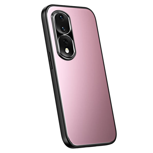 For Honor 80 Pro R-JUST RJ-61 Electroplating Frosted TPU + PC Phone Case(Pink) - Honor Cases by R-JUST | Online Shopping South Africa | PMC Jewellery