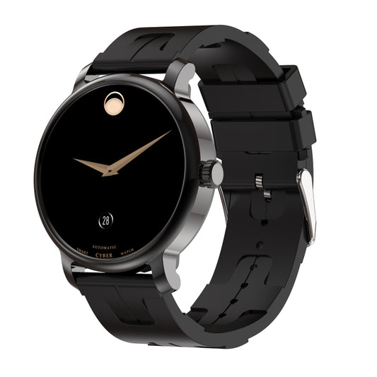 LEMFO LF35 1.43 inch AMOLED Round Screen Silicone Strap Smart Watch Supports Blood Oxygen Detection(Black) - Smart Watches by LEMFO | Online Shopping South Africa | PMC Jewellery