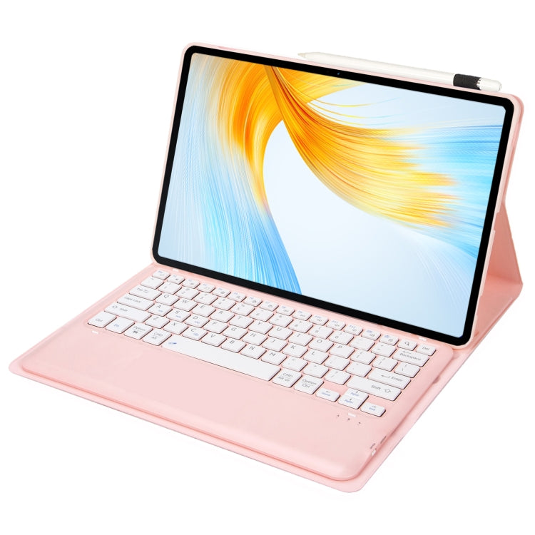 For Huawei MatePad Pro 13.2 inch AH18 Detachable Bluetooth Keyboard Leather Tablet Case(Pink) - Huawei Keyboard by PMC Jewellery | Online Shopping South Africa | PMC Jewellery