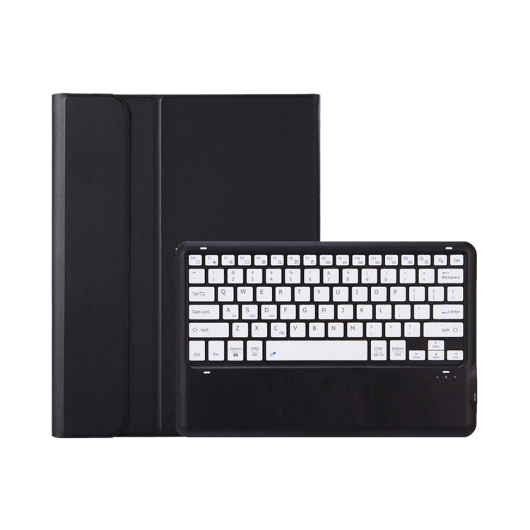 For Xiaomi Pad 6S Pro 12.4 Lambskin Texture Detachable Bluetooth Keyboard Leather Case(Black White) - Others Keyboard by PMC Jewellery | Online Shopping South Africa | PMC Jewellery