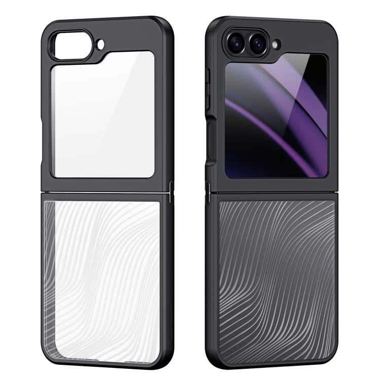 For Samsung Galaxy Z Flip6 5G DUX DUCIS Aimo Series  Frosted Feel Phone Case(Black) - Galaxy Z Flip6 5G Cases by DUX DUCIS | Online Shopping South Africa | PMC Jewellery | Buy Now Pay Later Mobicred