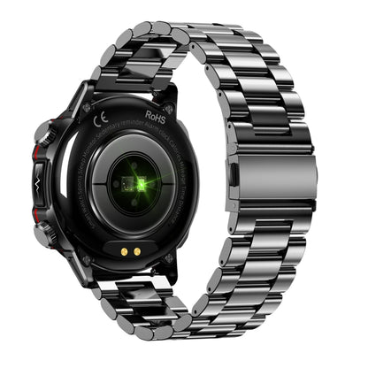 ET482 1.43 inch AMOLED Screen Sports Smart Watch Support Bluethooth Call /  ECG Function(Black Steel Band) - Smart Watches by PMC Jewellery | Online Shopping South Africa | PMC Jewellery
