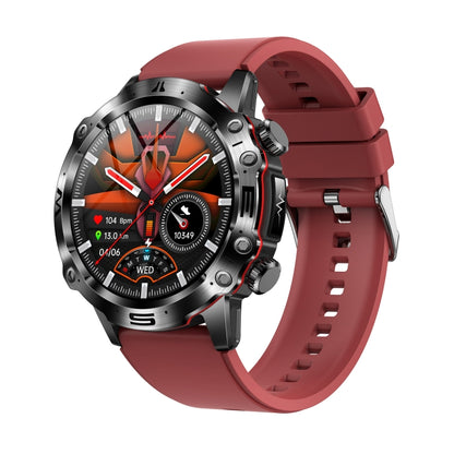 ET482 1.43 inch AMOLED Screen Sports Smart Watch Support Bluethooth Call /  ECG Function(Red Silicone Band) - Smart Watches by PMC Jewellery | Online Shopping South Africa | PMC Jewellery