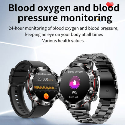 ET482 1.43 inch AMOLED Screen Sports Smart Watch Support Bluethooth Call /  ECG Function(Red Silicone Band) - Smart Watches by PMC Jewellery | Online Shopping South Africa | PMC Jewellery