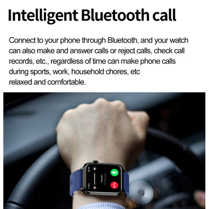 ET580 2.04 inch AMOLED Screen Sports Smart Watch Support Bluethooth Call /  ECG Function(Red Silicone Band) - Smart Watches by PMC Jewellery | Online Shopping South Africa | PMC Jewellery