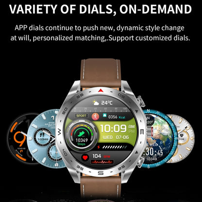 LEMFO T95 1.52 inch IPS Screen 2 in 1 Bluetooth Earphone Smart Watch Support Health Monitoring(Black) - Smart Watches by LEMFO | Online Shopping South Africa | PMC Jewellery