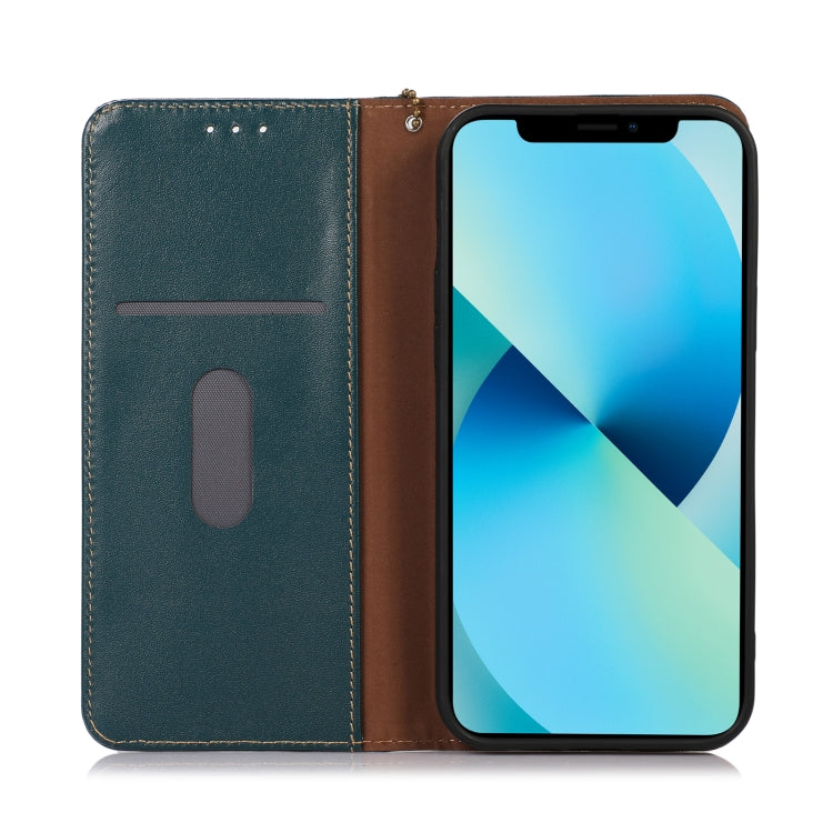 For Google Pixel 9 KHAZNEH Nappa Top Layer Cowhide Leather Phone Case(Green) - Google Cases by PMC Jewellery | Online Shopping South Africa | PMC Jewellery | Buy Now Pay Later Mobicred