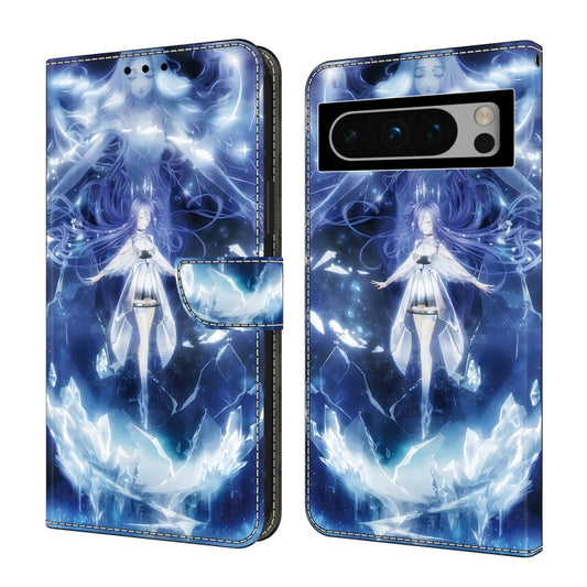 For Google Pixel 9 Crystal Painted Leather Phone case(Magic Fairy) - Google Cases by PMC Jewellery | Online Shopping South Africa | PMC Jewellery | Buy Now Pay Later Mobicred