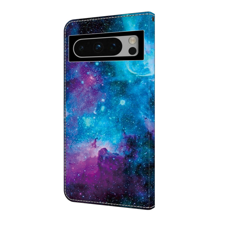 For Google Pixel 9 Crystal Painted Leather Phone case(Starry Sky) - Google Cases by PMC Jewellery | Online Shopping South Africa | PMC Jewellery | Buy Now Pay Later Mobicred