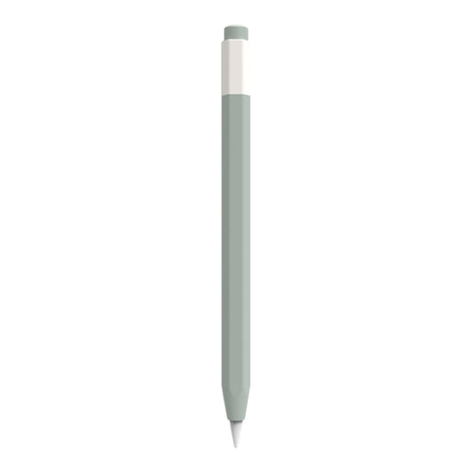 For Apple Pencil USB-C Pencil Style Liquid Silicone Stylus Case(Green) - Pencil Accessories by PMC Jewellery | Online Shopping South Africa | PMC Jewellery | Buy Now Pay Later Mobicred