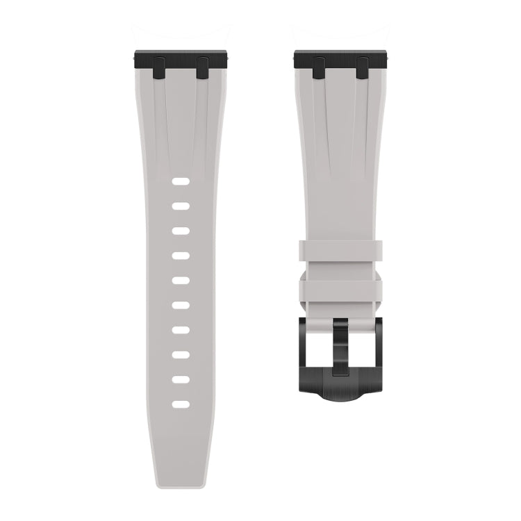 20mm Flat Head Silicone Watch Band(Black Starlight) - 20mm Bands by PMC Jewellery | Online Shopping South Africa | PMC Jewellery