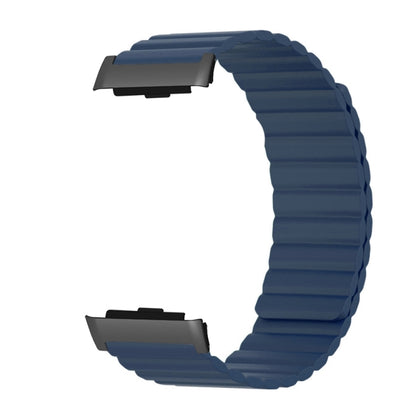 For Huawei Watch D Magnetic Silicone Watch Band(Dark Blue) - Watch Bands by PMC Jewellery | Online Shopping South Africa | PMC Jewellery