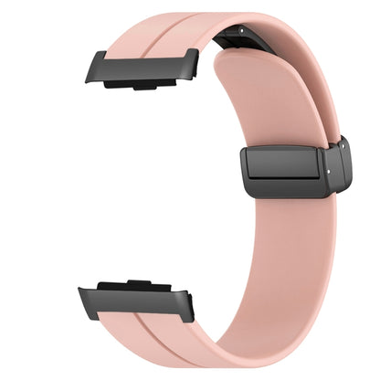 For Huawei Watch D Solid Color Folding Magnetic Buckle Silicone Watch Band(Pink) - Watch Bands by PMC Jewellery | Online Shopping South Africa | PMC Jewellery