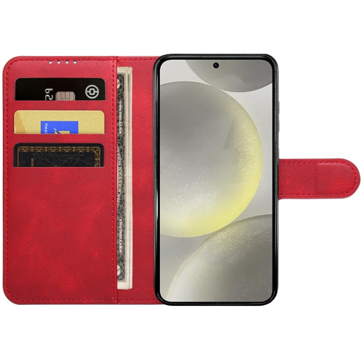 For Samsung Galaxy S24 5G IMAK Count Series Flip Leather Phone Case(Red) - Galaxy S24 5G Cases by imak | Online Shopping South Africa | PMC Jewellery | Buy Now Pay Later Mobicred