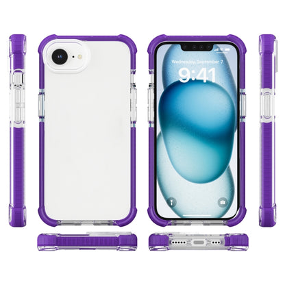 For iPhone SE 2024 Acrylic Full Coverage Shockproof Phone Case(Purple) - More iPhone Cases by PMC Jewellery | Online Shopping South Africa | PMC Jewellery | Buy Now Pay Later Mobicred