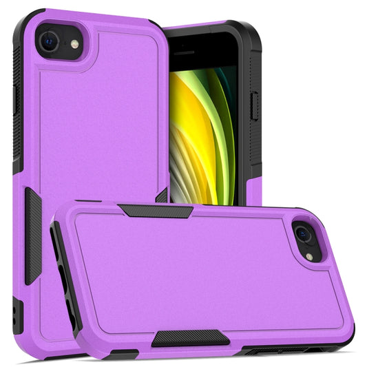 For iPhone SE 2022 / 2020 / 8 / 7 / 6 2 in 1 PC + TPU Phone Case(Purple) - iPhone SE 2022 / 2020 / 8 / 7 Cases by PMC Jewellery | Online Shopping South Africa | PMC Jewellery | Buy Now Pay Later Mobicred