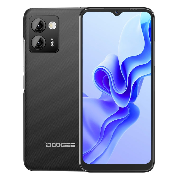 [HK Warehouse] DOOGEE N50 Pro, 8GB+256GB, Side Fingerprint, 6.52 inch Android 13 Spreadtrum T606 Octa Core 1.6GHz, Network: 4G, OTG(Black) - DOOGEE by DOOGEE | Online Shopping South Africa | PMC Jewellery