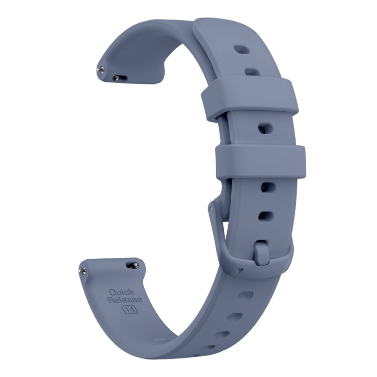 For Garmin Lily 2 Silicone Watch Band Wristband(Blue Grey) - Watch Bands by PMC Jewellery | Online Shopping South Africa | PMC Jewellery