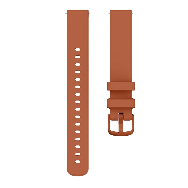 For Garmin Lily 2 Silicone Watch Band Wristband(Mocha Brown) - Watch Bands by PMC Jewellery | Online Shopping South Africa | PMC Jewellery