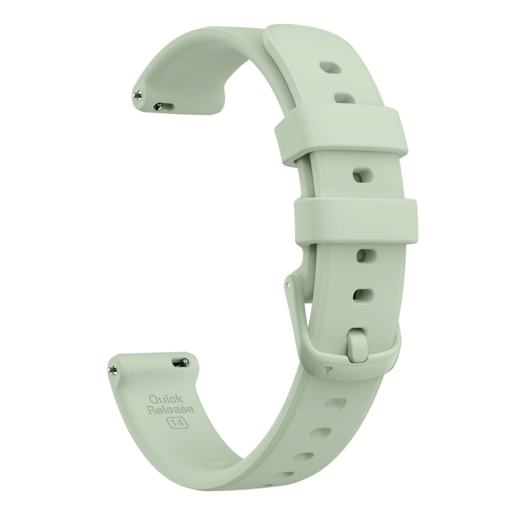 For Garmin Lily 2 Silicone Watch Band Wristband(Light Green) - Watch Bands by PMC Jewellery | Online Shopping South Africa | PMC Jewellery