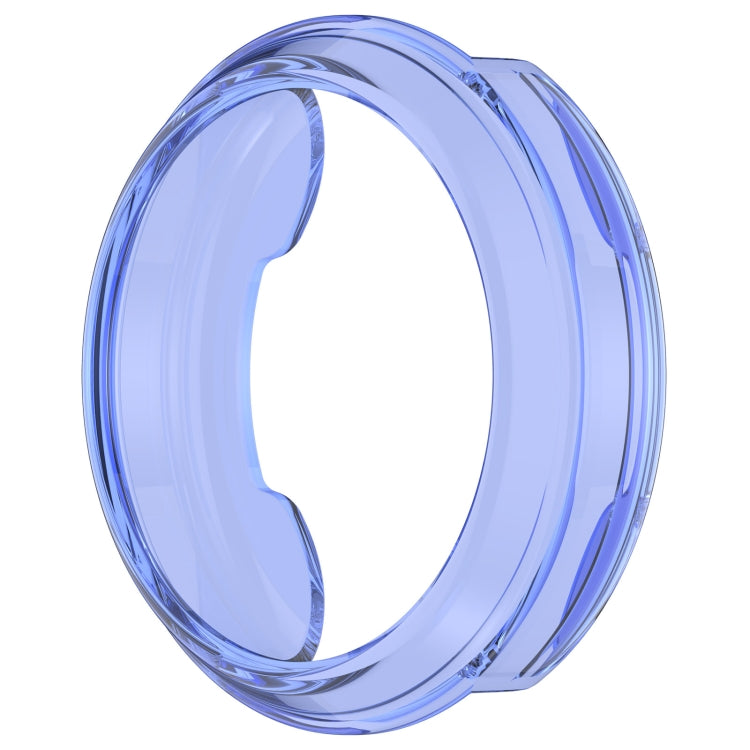 For Garmin Lily 2 Half Pack Hollow TPU Watch Protective Case(Transparent Blue) - Watch Cases by PMC Jewellery | Online Shopping South Africa | PMC Jewellery