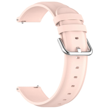 For CMF Watch Pro D395 22mm Round Tail Genuine Leather Watch Band(Pink) - Watch Bands by PMC Jewellery | Online Shopping South Africa | PMC Jewellery