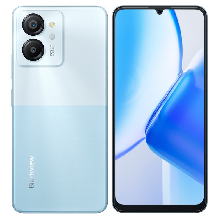 [HK Warehouse] Blackview COLOR 8, 8GB+256GB, Fingerprint & Face Identification, 6.75 inch Android 13 Unisoc T616 Octa Core up to 2.2GHz, Network: 4G, OTG(Ripple Blue) - Blackview by Blackview | Online Shopping South Africa | PMC Jewellery