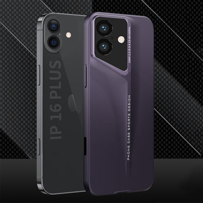 For iPhone 16 GKK Blade Ultra-thin Full Coverage Phone Case(Purple) - iPhone 16 Cases by GKK | Online Shopping South Africa | PMC Jewellery | Buy Now Pay Later Mobicred