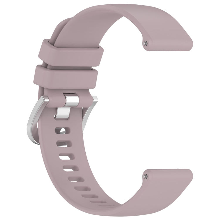 For Xiaomi Watch 2 Liquid Glossy Silver Buckle Silicone Watch Band(Purple) - Watch Bands by PMC Jewellery | Online Shopping South Africa | PMC Jewellery