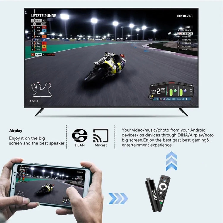 LEMFO DQ10 Allwinner H618 Quad Core ARM Cortex A53 8K HD Android TV Stick, RAM:2GB+16GB(US Plug) - Android TV Sticks by LEMFO | Online Shopping South Africa | PMC Jewellery | Buy Now Pay Later Mobicred