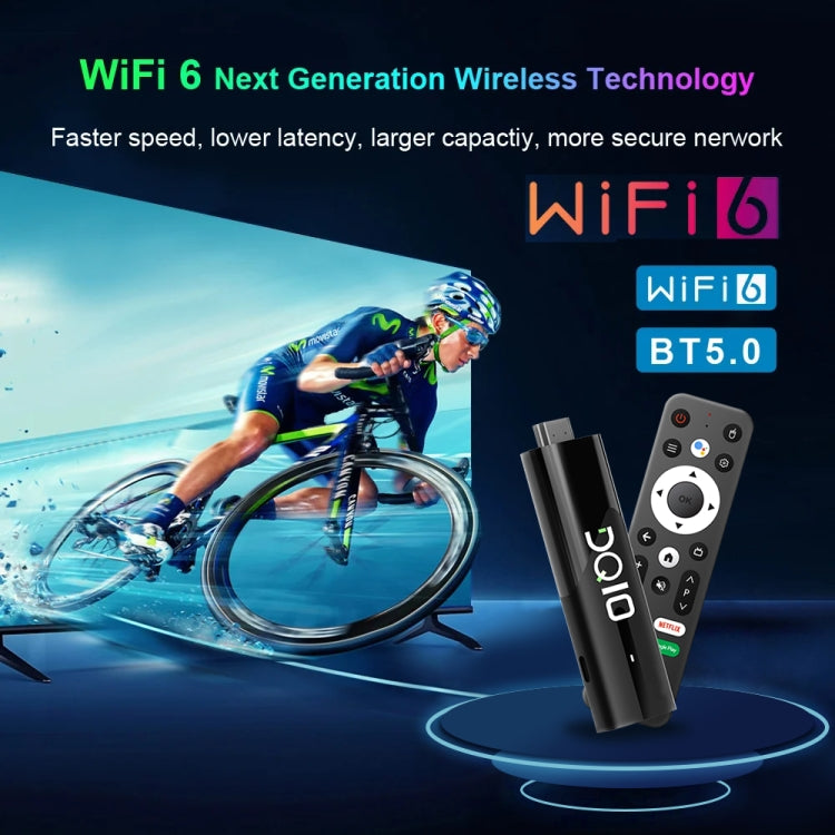 LEMFO DQ10 Allwinner H618 Quad Core ARM Cortex A53 8K HD Android TV Stick, RAM:2GB+16GB(US Plug) - Android TV Sticks by LEMFO | Online Shopping South Africa | PMC Jewellery | Buy Now Pay Later Mobicred