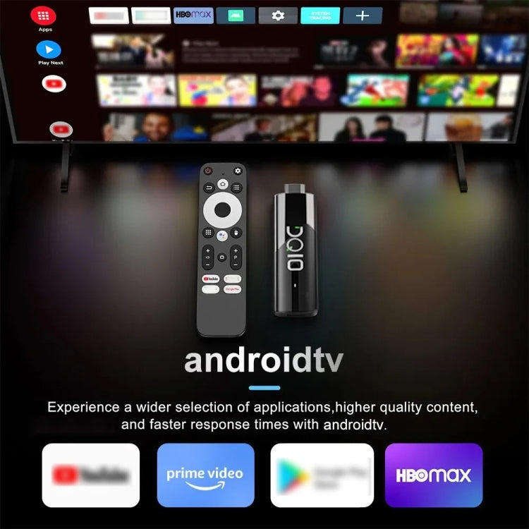 LEMFO DQ10 Allwinner H618 Quad Core ARM Cortex A53 8K HD Android TV Stick, RAM:4GB+32GB(UK Plug) - Android TV Sticks by LEMFO | Online Shopping South Africa | PMC Jewellery | Buy Now Pay Later Mobicred