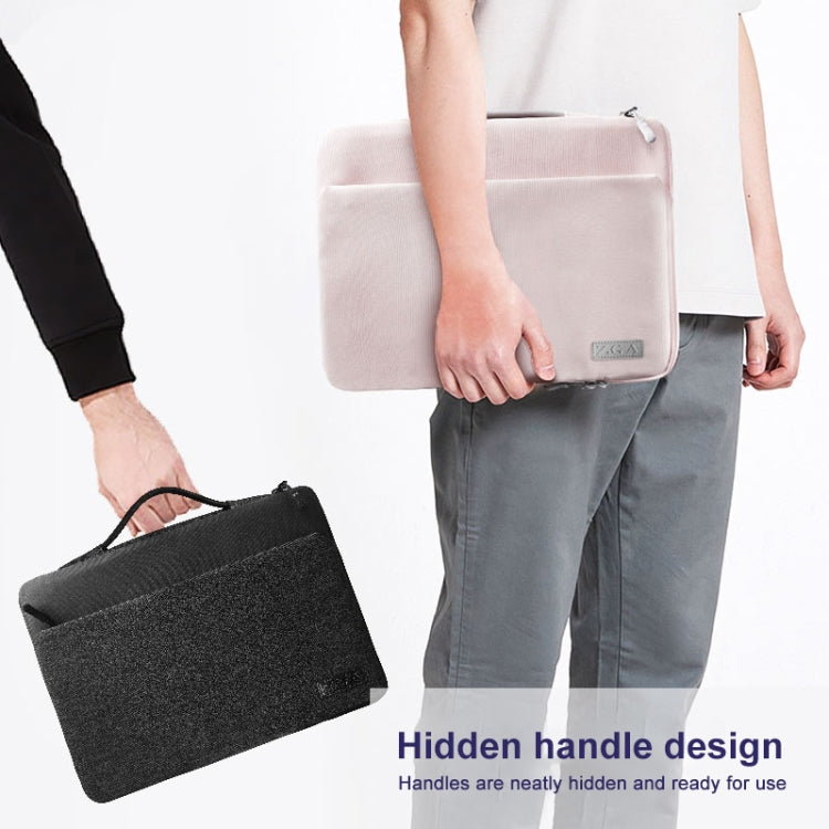 ZGA BG-01 Waterproof Laptop Handbag, Size:16 inch(Grey) - 15.6 - 17 inch by ZGA | Online Shopping South Africa | PMC Jewellery | Buy Now Pay Later Mobicred