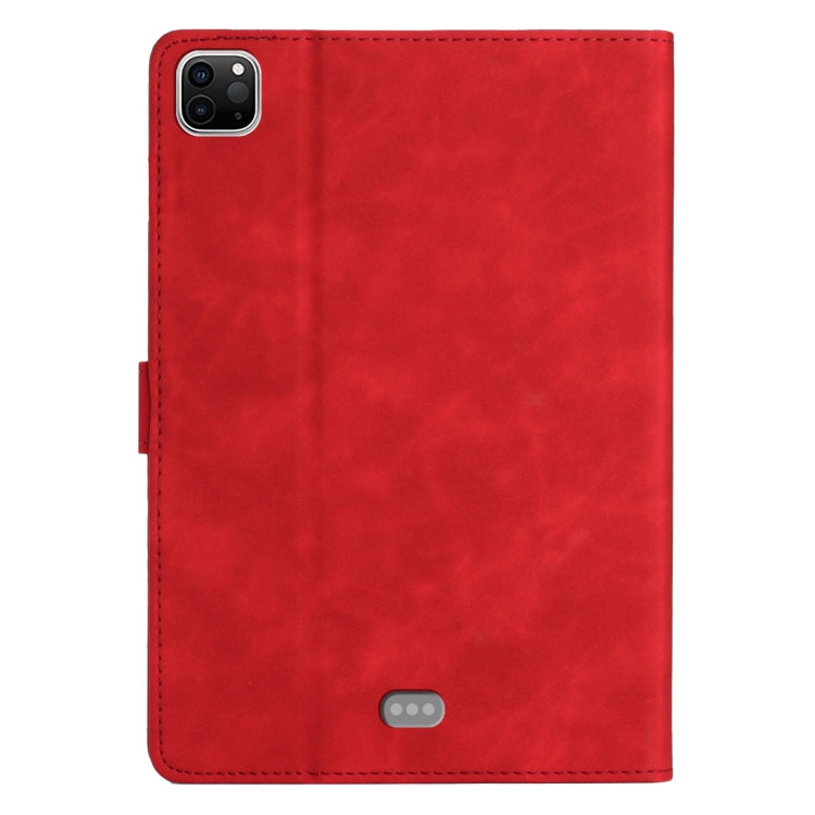 For iPad Pro 11 2024 Coconut Tree Embossed Smart Leather Tablet Case(Red) - iPad Pro 11 2024 Cases by PMC Jewellery | Online Shopping South Africa | PMC Jewellery | Buy Now Pay Later Mobicred